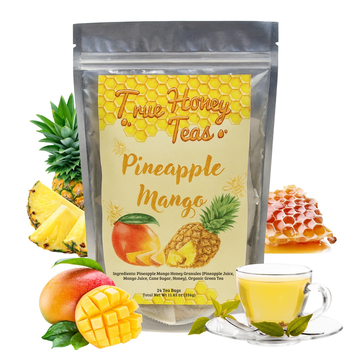Pineapple Mango Green Tea – 24 Pack