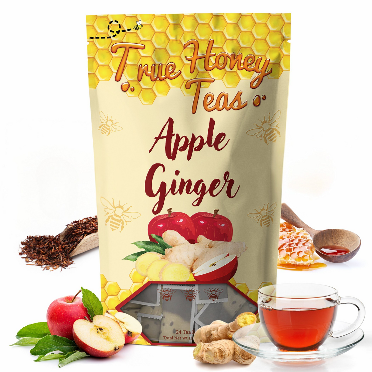 Apple Ginger Spice Tea – 24 Pack