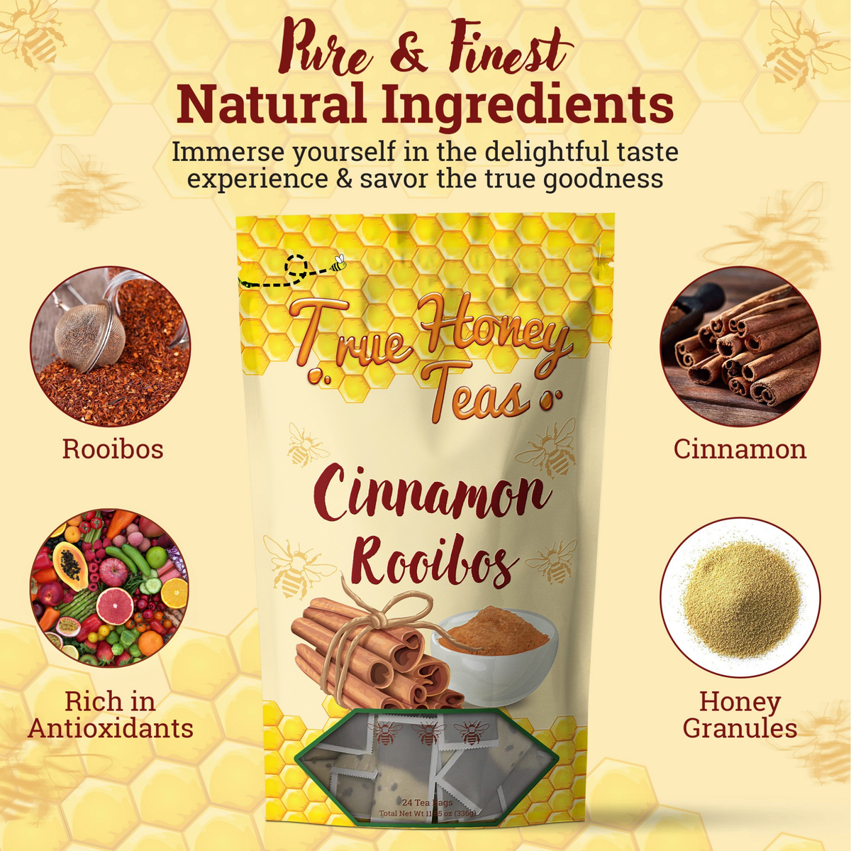 Cinnamon Rooibos Tea – 24 Pack