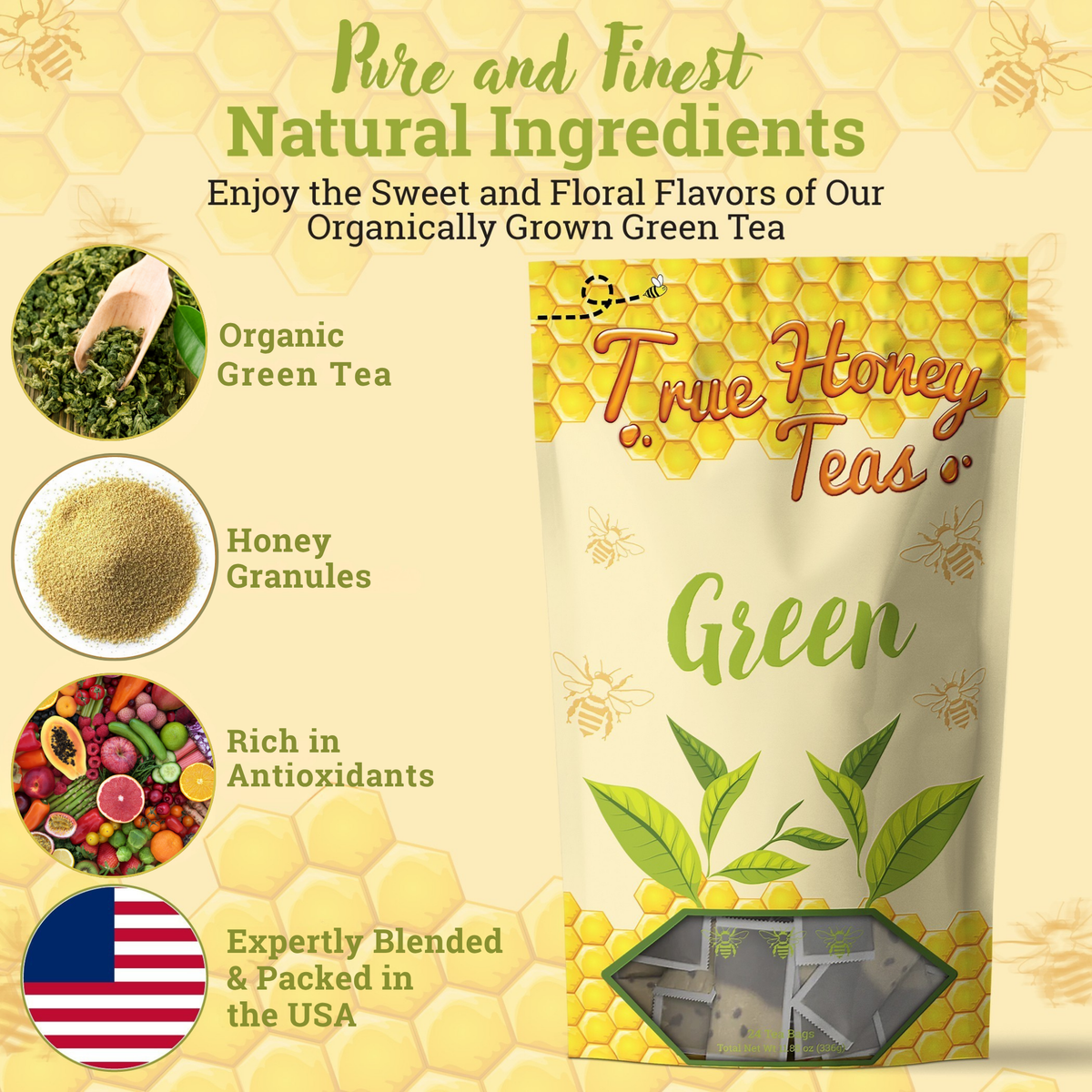 Green Tea Bags – 24 Pack