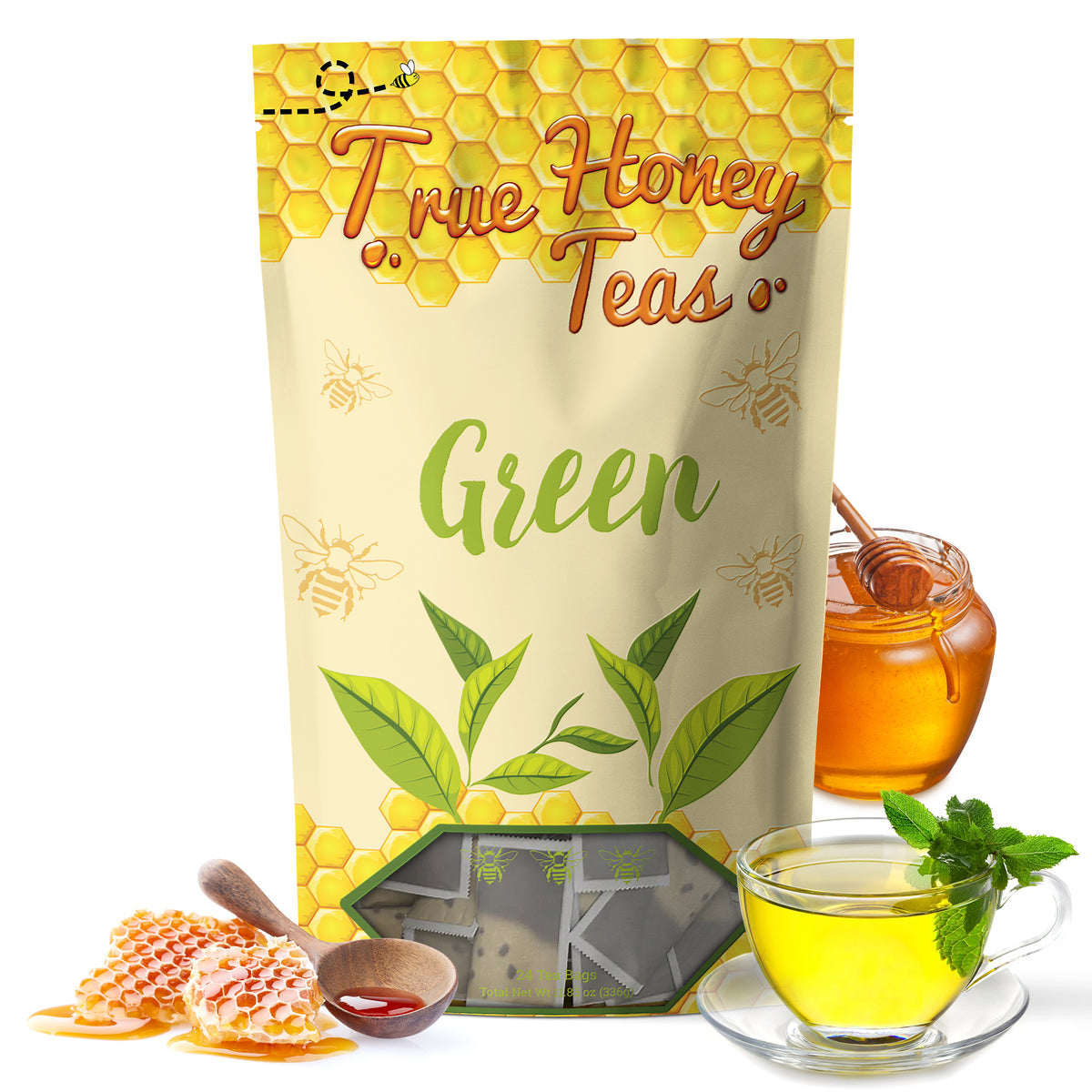Green Tea Bags – 24 Pack