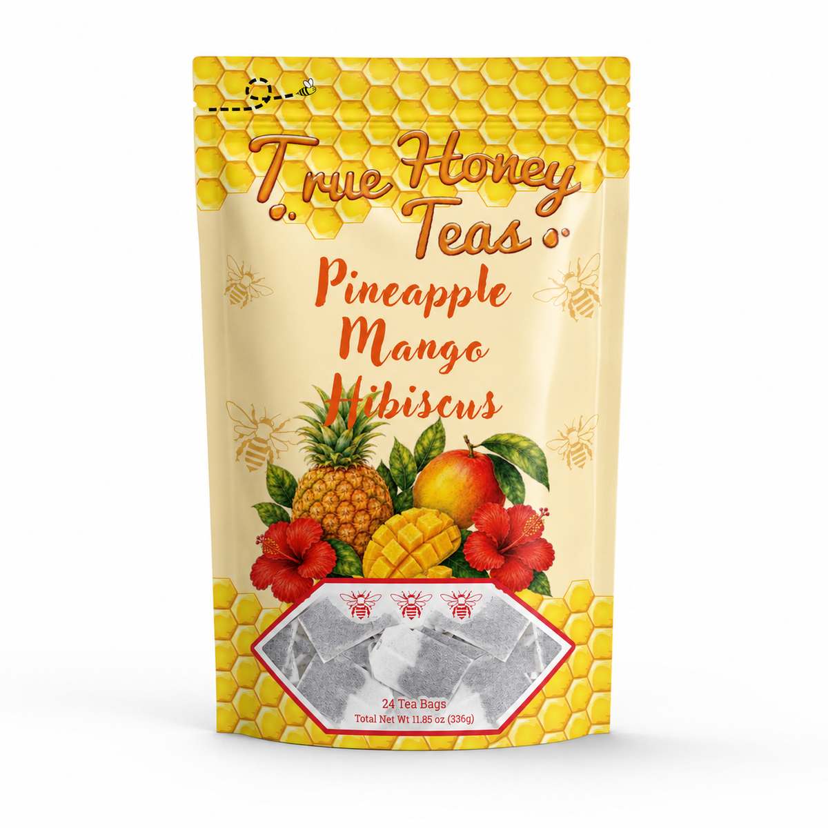 Pineapple Mango Hibiscus Tea - 24 Pack